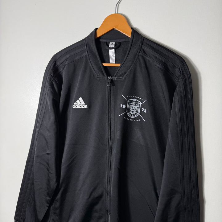 ADIDAS BEN COLLAR SPORT JACKET INNER FLEECE BLACK COLOUR