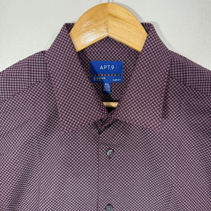 APT.9 SLIM FIT SEMI FORMAL SHIRT WITH STRETCH