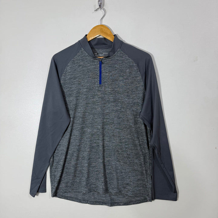 UNDER ARMOUR HALF ZIP SPORT PULLOVER GREY COLOUR