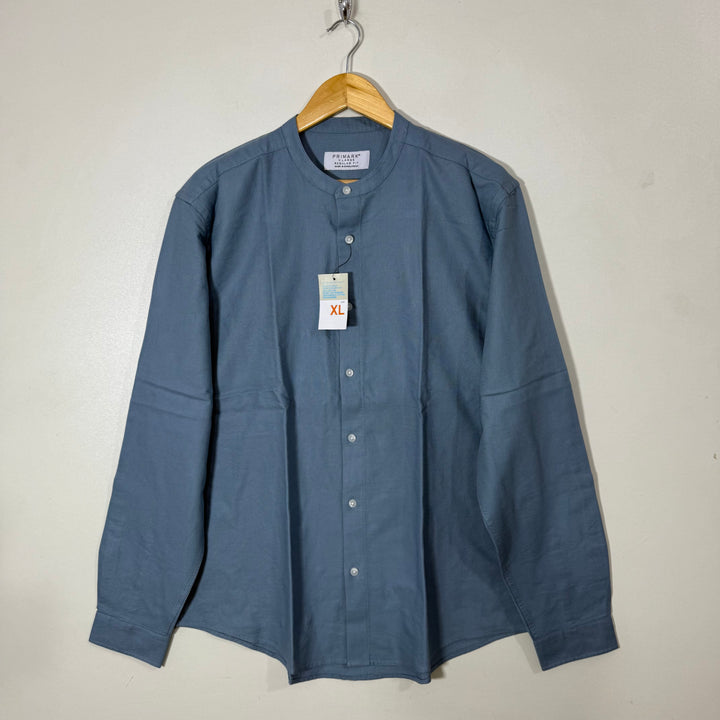 PRIMARK BEN COLLAR SHIRT BRAND NEW BLUE COLOUR