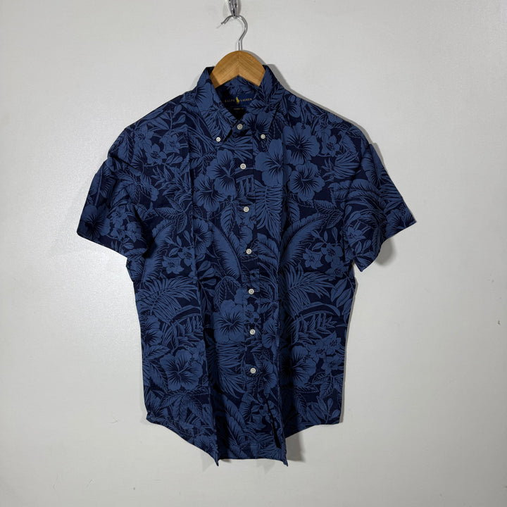 RALPH LAUREN POLO CLASSIC FIT BUTTON DOWN LAWN COTTON HALF SLEEVES SHIRT
