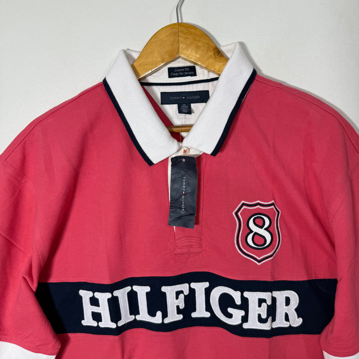 TOMMY HILFIGER CUSTOM FIT COTTON POLO TSHIRT BRAND NEW