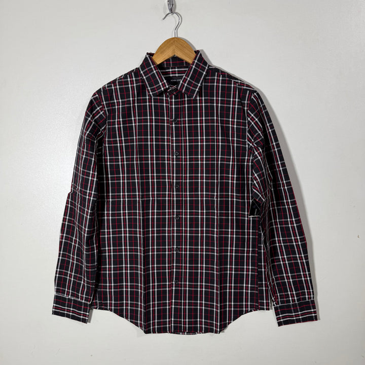 ADAM LEVINE COTTON CHECKERED SHIRT