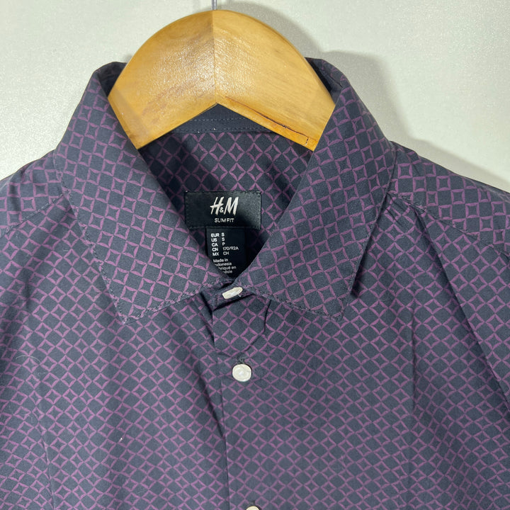 H&M SLIM FIT SEMI FORMAL SHIRT