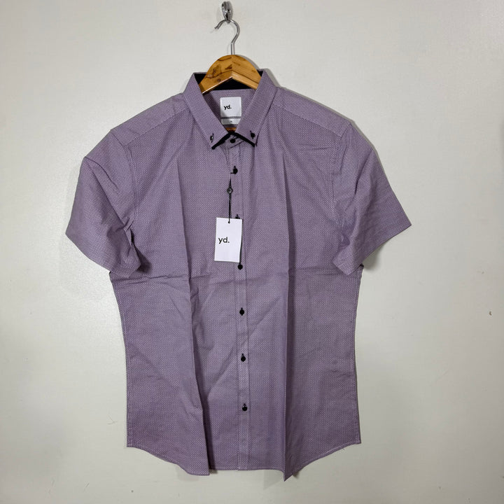 YD BUTTON DOWN HALF SLEEVES SHIRT BRAND NEW WITH STRETCH