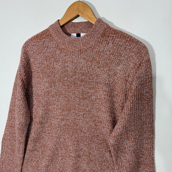 TOPMAN MOCK NECK KNITWEAR ACRYLIC SWEATER