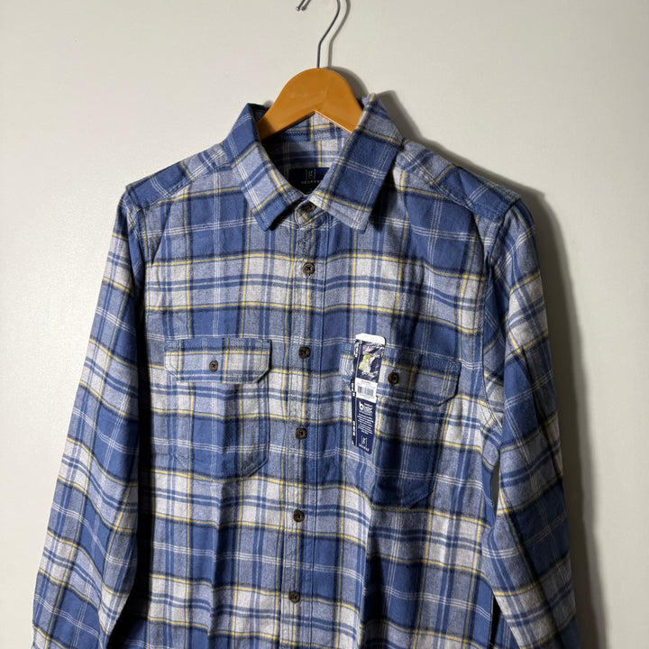 GEORGE DOUBLE POCKETS FLANNEL COTTON SHIRT BRAND NEW