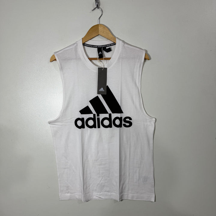 ADIDAS COTTON SLEEVES LESS BRAND NEW
