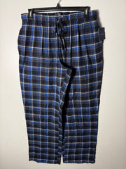 CROFT & BARROW FLANNEL COTTON CHECKERED LOUNGEWEAR TROUSER BRAND NEW