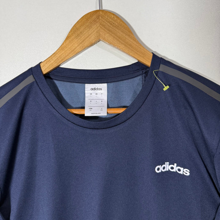 ADIDAS CLIMALITE SPORT TSHIRT BLUE COLOUR