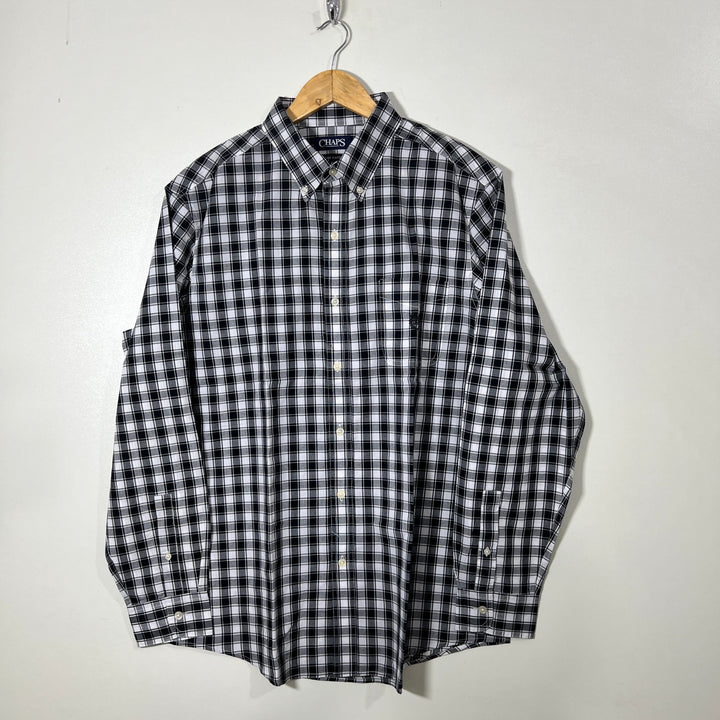CHAPS EASY CARE BUTTON DOWN CASUAL SHIRT