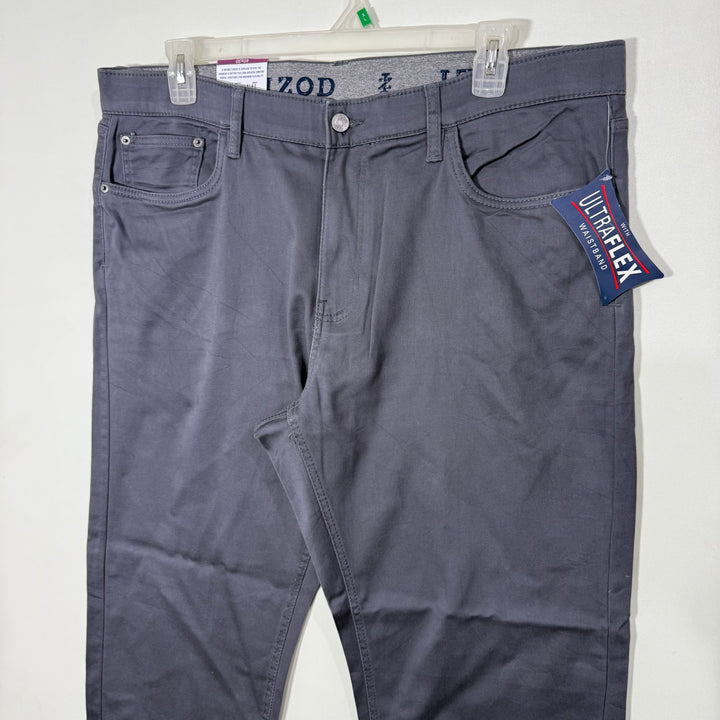 IZOD ULTRAFLEX WAISTBAND JEANS COMFORT STRETCH COTTON JEANS BRAND NEW GREY COLOUR