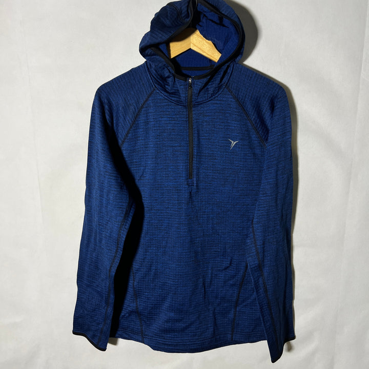 OLD NAVY ACTIVE HALF ZIP SPORT HOODIE INNER FLEECE