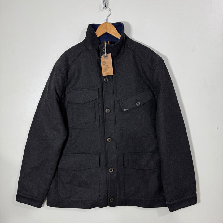 TIMBERLAND FOUR POCKETS WOOL JACKET BRAND NEW GREY COLOUR BRAND NEW