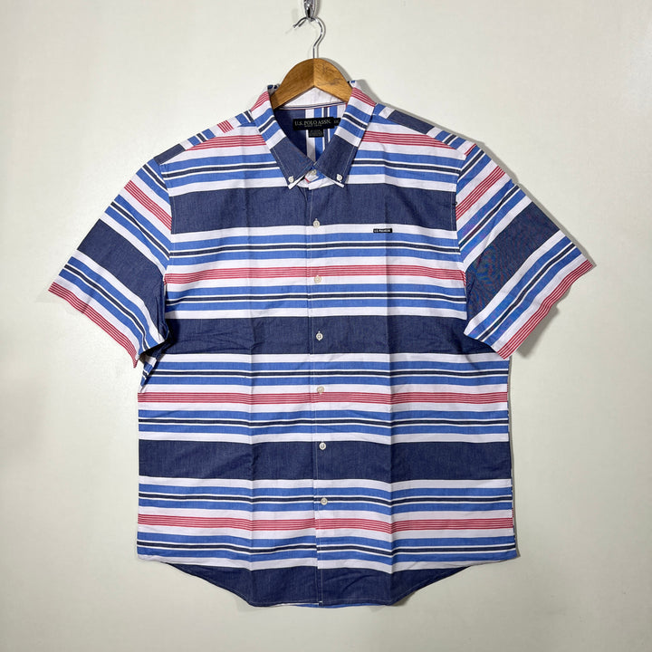 US POLO ASSN BUTTON DOWN HALF SLEEVES SHIRT
