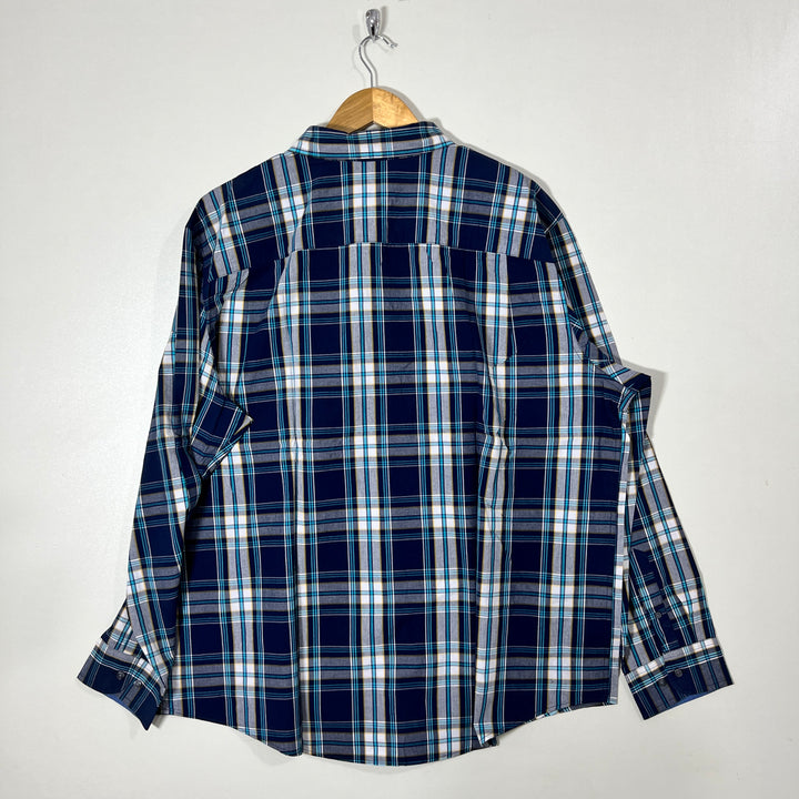 GEORGE CLASSIC FIT BUTTON DOWN CASUAL COTTON SHIRT