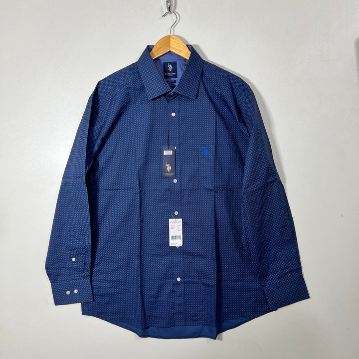 US POLO ASSN SLIM FIT PRINTED SHIRT BRAND NEW