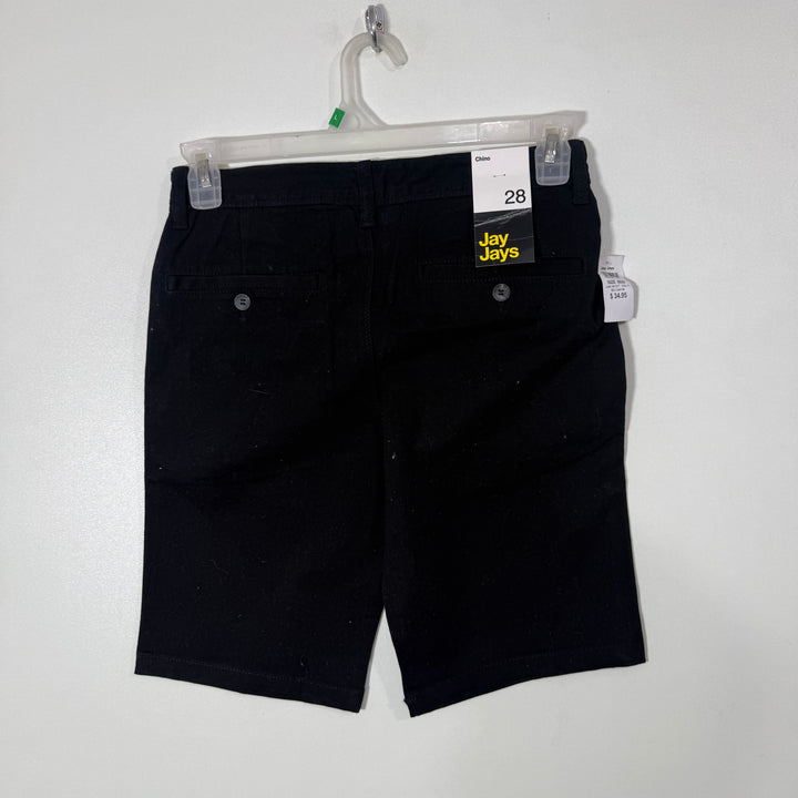 JAY JAYS COTTON CHINO SHORT BRAND NEW WITH STRETCH BLACK COLOUR