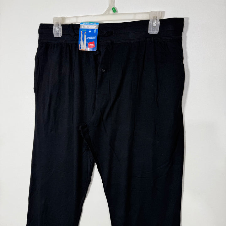 HANES COTTON JARSEY LOUNGEWEAR TROUSER BRAND NEW BLACK COLOUR