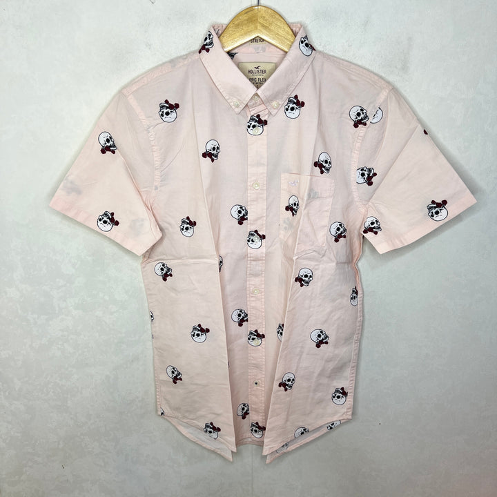 HOLLISTER HALF SLEEVES COTTON SHIRT