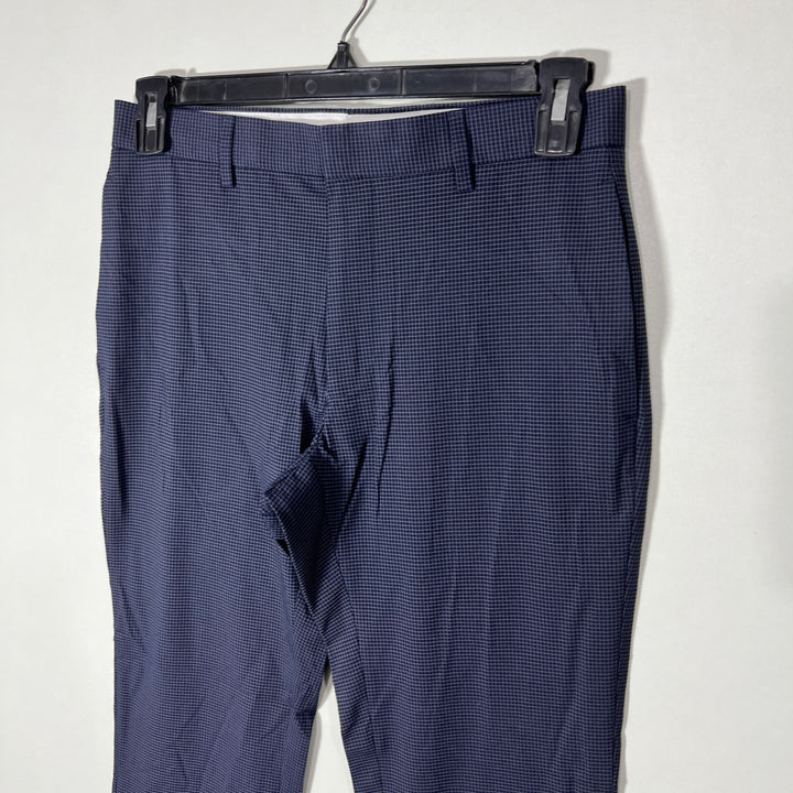 MARKS & SPENCER SKINNY FIT CHECKERED DRESS PANT WITH STRETCH