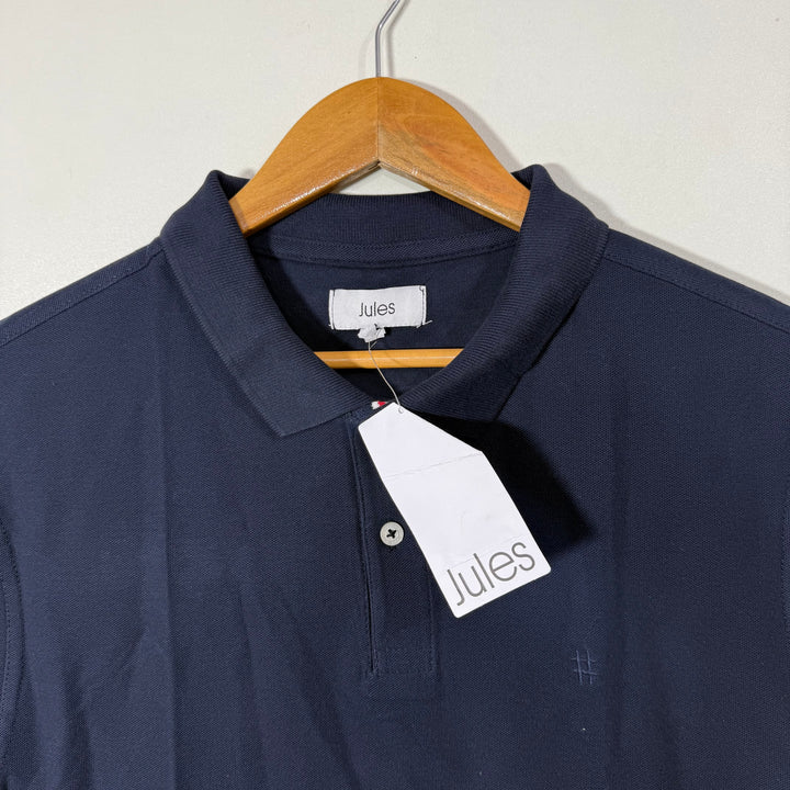JULES COTTON POLO TSHIRT BRAND NEW BLUE COLOUR