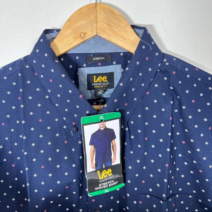 LEE HALF SLEEVES BUTTON DOWN SHIRT BRAND NEW WITH STRETCH