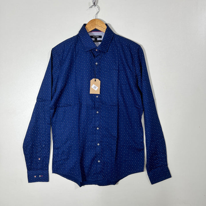 POLITIX SLIM FIT COTTON SHIRT