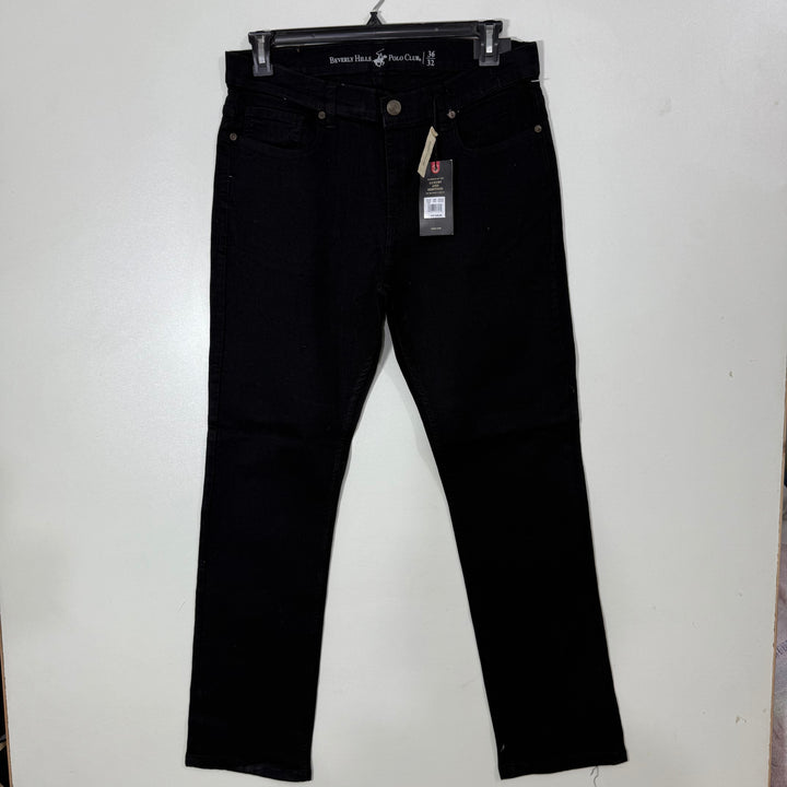 BEVERLY HILLS POLO CLUB SLIM FIT DENIM PANT BRAND NEW BLACK COLOUR