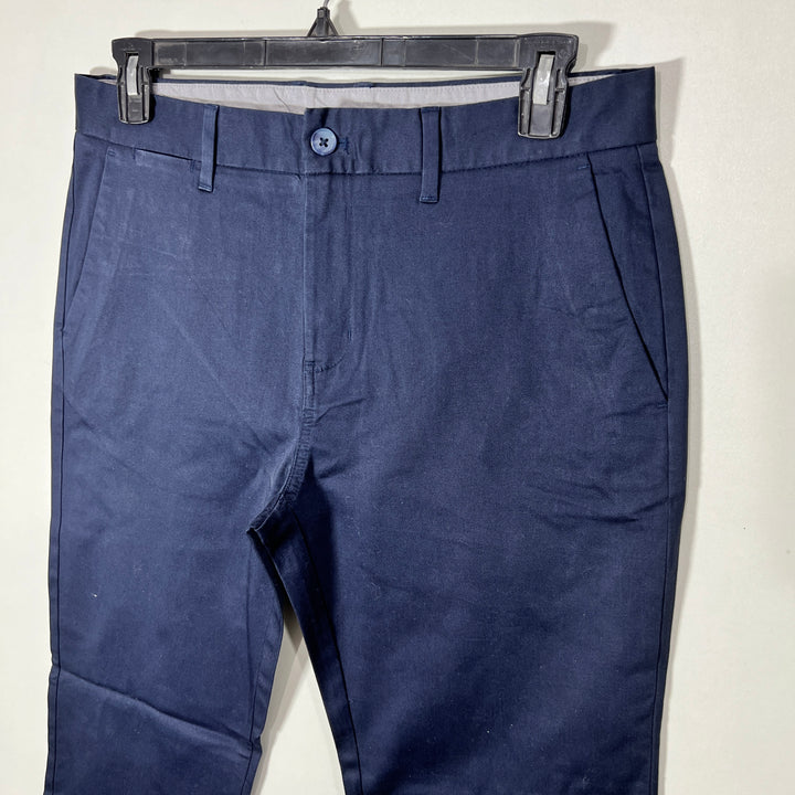 CALVIN KLEIN SLIM FIT COTTON CHINO PANT WITH STRETCH  BLUE COLOUR