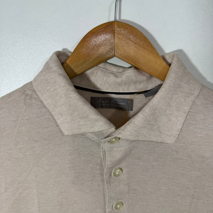 DANIEL CREMIEUR LYOCELL LINEN POLO TSHIRT