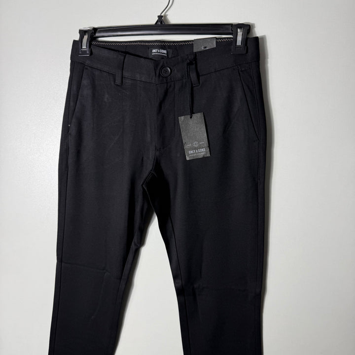 ONLY & SONS ONSMARK PANT BRAND NEW WITH 4 WAY STRETCH BLACK COLOUR