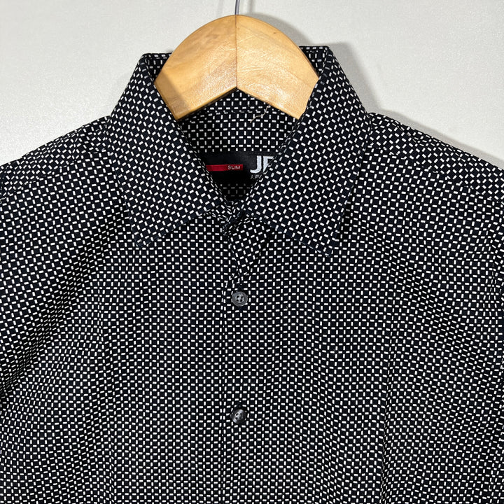 J.FERRRAR SLIM FIT CASUAL SHIRT WITH STRETCH