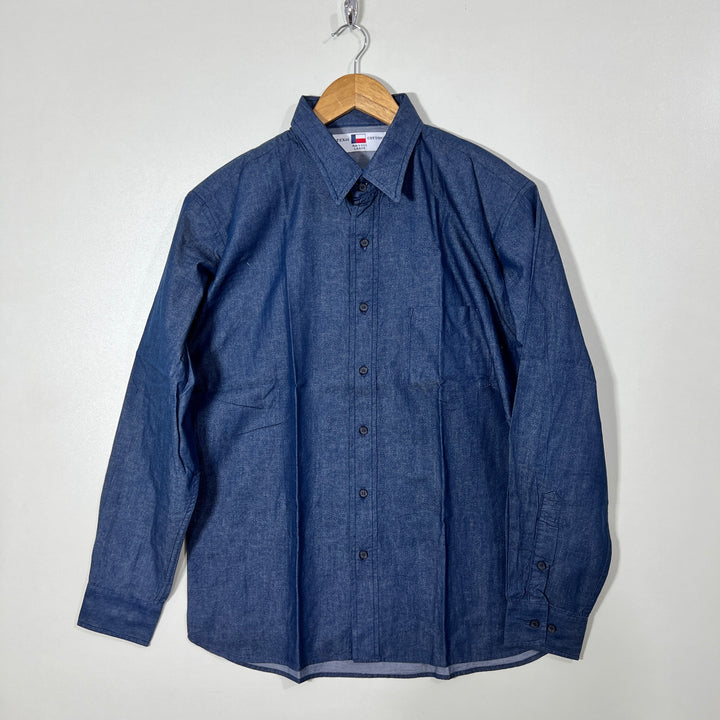 TEXAS BUTTON DOWN CASUAL COTTON SHIRT