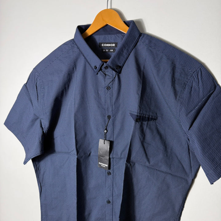 CONNOR SLIM FIT BUTTON DOWN HALF SLEEVES COTTON SHIRT BRAND NEW