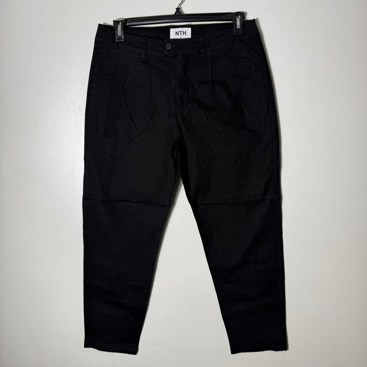 NTH CROPPED PLEAT PANT BRAND NEW WITH STRETCH BLACK COLOUR