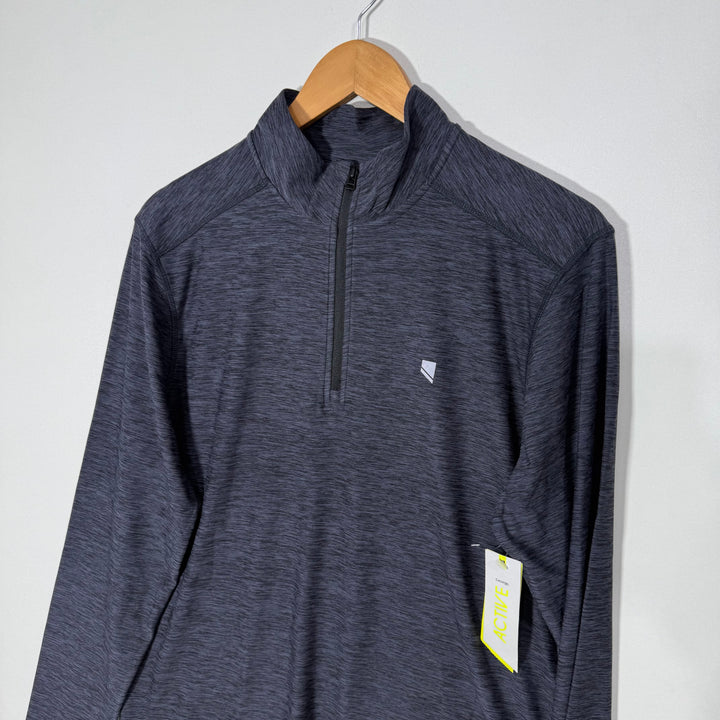 ACTIVE HALF ZIP SPORT PULLOVER BRAND NEW DARK GREY COLOUR