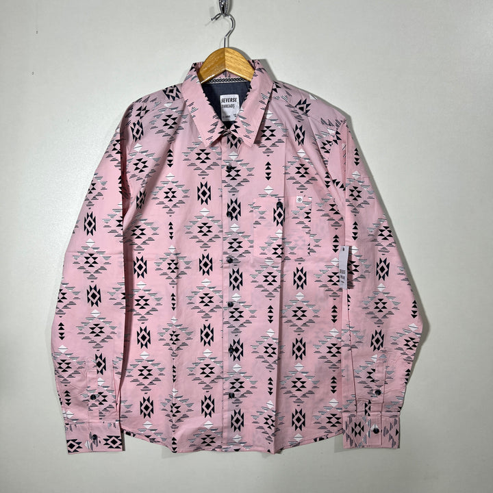 REVERSE THREADS PRINTED COTTON SHIRT BRAND NEW