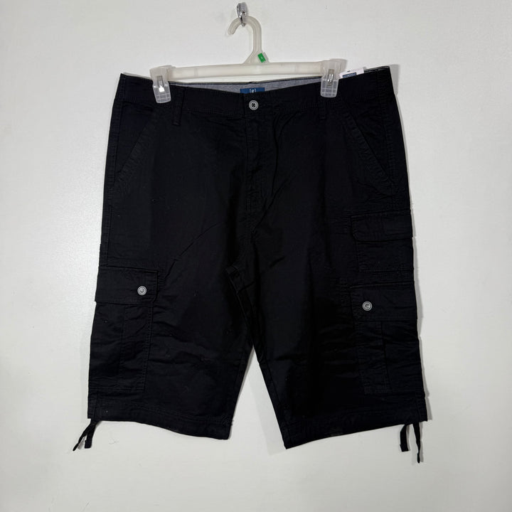 GEORGE LONG LENGHT CARGO COTTON SHORT BRAND NEW BLACK COLOUR WITH STRETCH