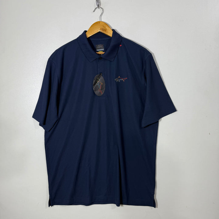GREG NORMAN SPORT POLO TSHIRT BRAND NEW BLUE COLOUR