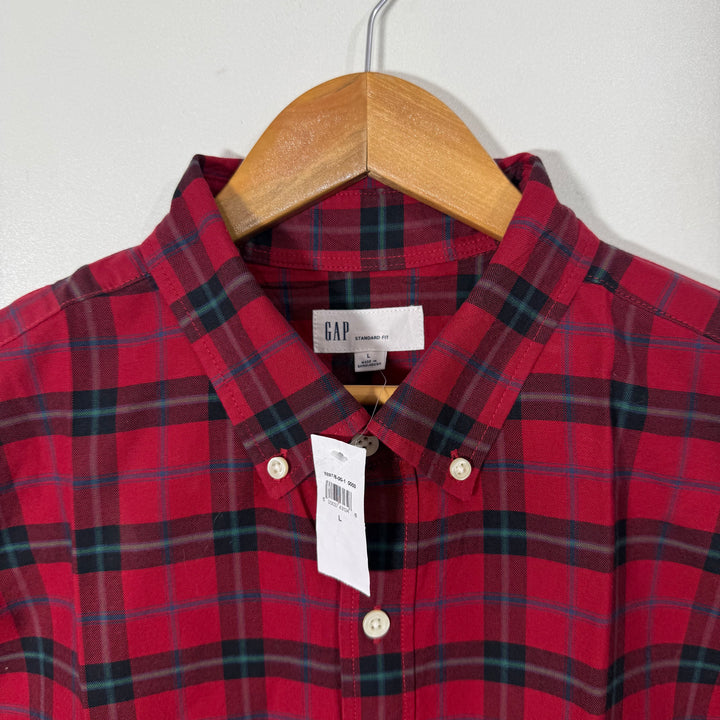 GAP STANDARD FIT BUTTON DOWN OXFORD  COTTON SHIRT BRAND NEW