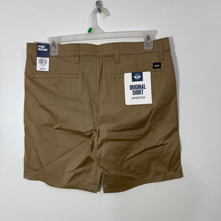 DOCKERS FLEX COMFORT WAISTBAND ORIGINAL COTTON SHORT BRAND NEW WITH STRETCH
