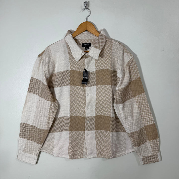 BOOHOOMAN CHECKERED SHIRT BRAND NEW