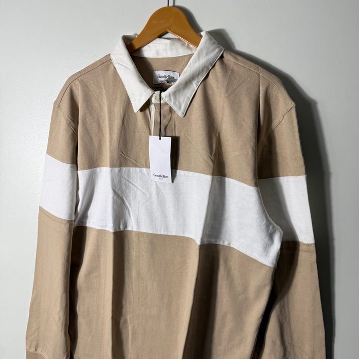 GOOD FELLOW &CO LONG SLEEVES COTTON POLO TSHIRT BRAND NEW