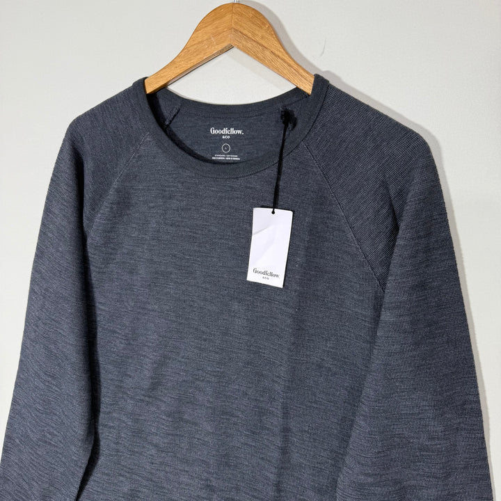 GOOD FELLOW KNITWEAR LONG SLEEVES COTTON TSHIRT BRAND NEW