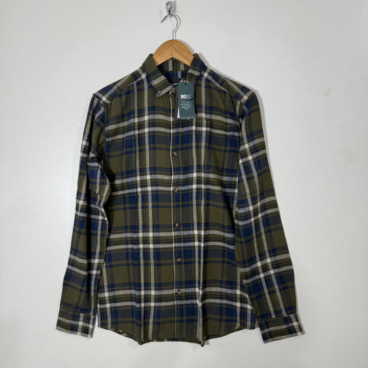 ONLY & SONS SLIM FIT BUTTON DOWN CASUAL COTTON SHIRT BRAND NEW