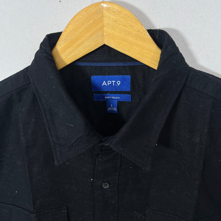 APT.9 SOFT TOUCH DOUBLE POCKETS SHIRT