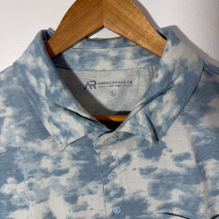 AMERICAN RAG PRINTED COTTON POLO TSHIRT