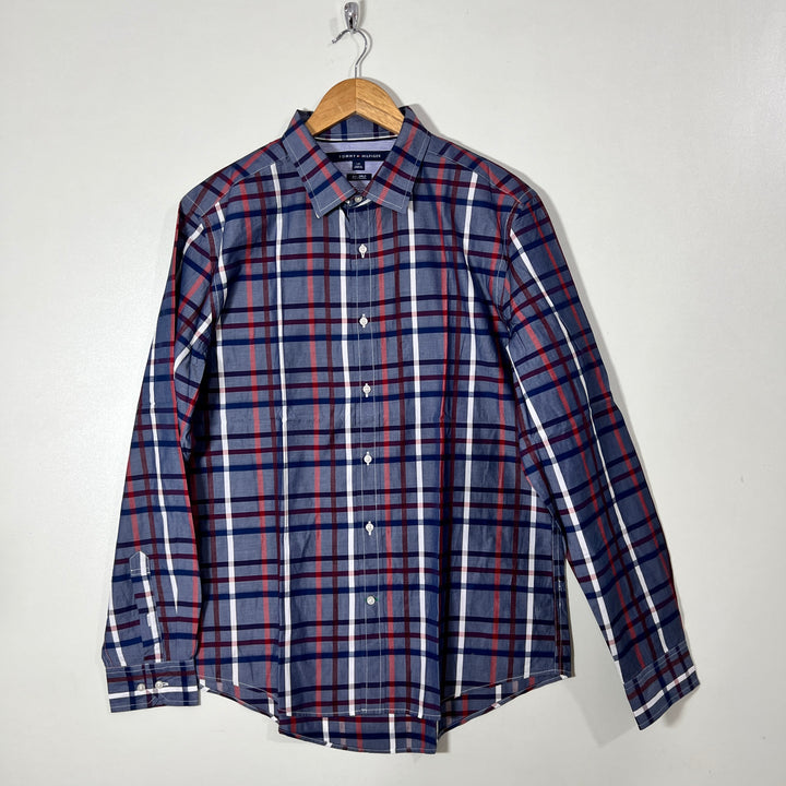 TOMMY HILFIGER CASUAL COTTON SHIRT