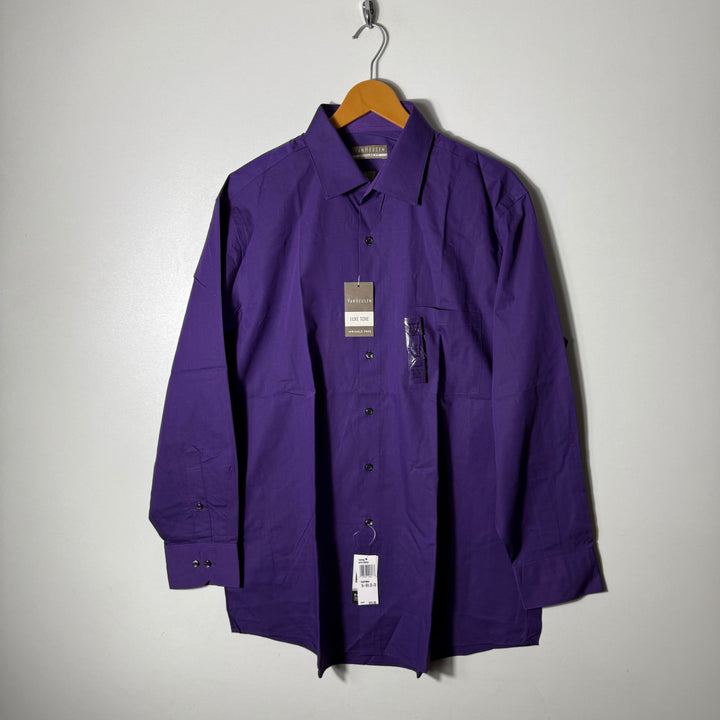 VAN HEUSEN REGULAR FIT WRINKLE FREE FORMAL COTTON SHIRT BRAND NEW